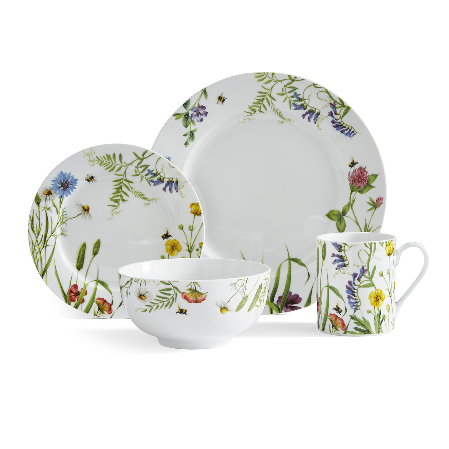 Portmeirion Home Bumblee Bee 16 Piece Set image number null